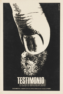 <cite>Testimonio</cite> (1970) movie poster