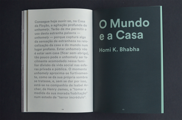 A Casa e o mundo (“The world and the home”) 12