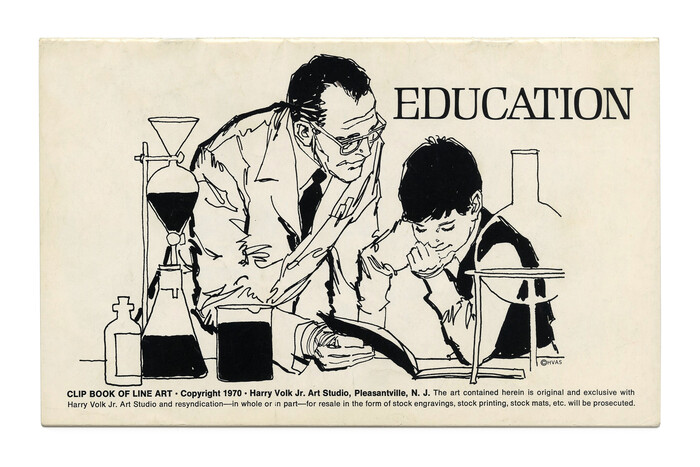 “Education” (No. 542) ft. caps from  (Zoltán Nagy, 1966).