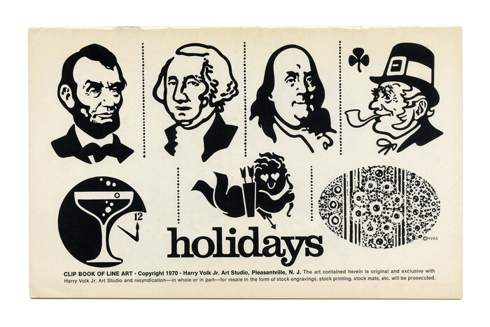 “Holidays” (No. 200) shows tightly spaced lowercase .