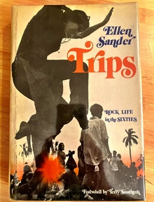 <cite>Trips</cite> by Ellen Sander (Scribner’s, 1973) front jacket