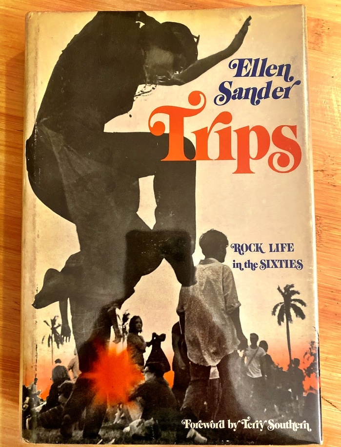Trips by Ellen Sander (Scribner’s, 1973) front jacket
