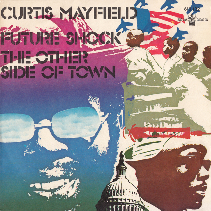 “Future Shock” / “The Other Side of Town” single sleeve, Buddah Records, France, 1973 [More info on Discogs]