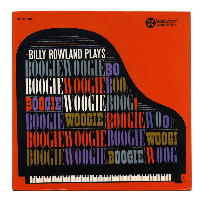Billy Rowland – Billy Rowland Plays Boogie Woogie album art
