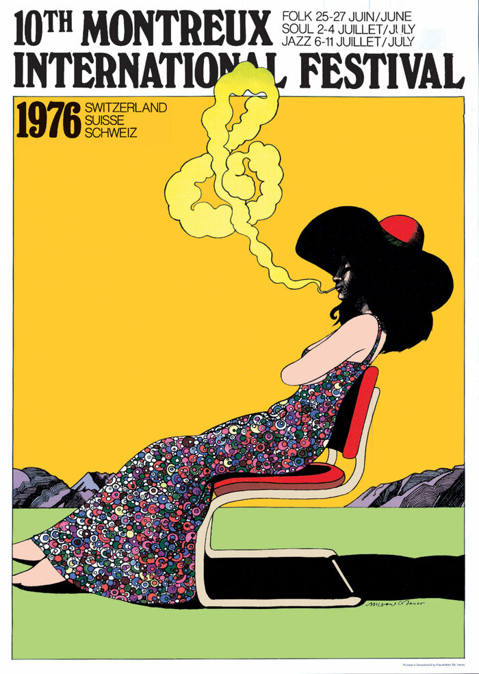 Montreux International Jazz Festival 1976 and 1977 posters 1