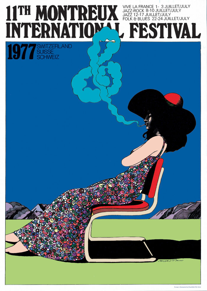 Montreux International Jazz Festival 1976 and 1977 posters 2