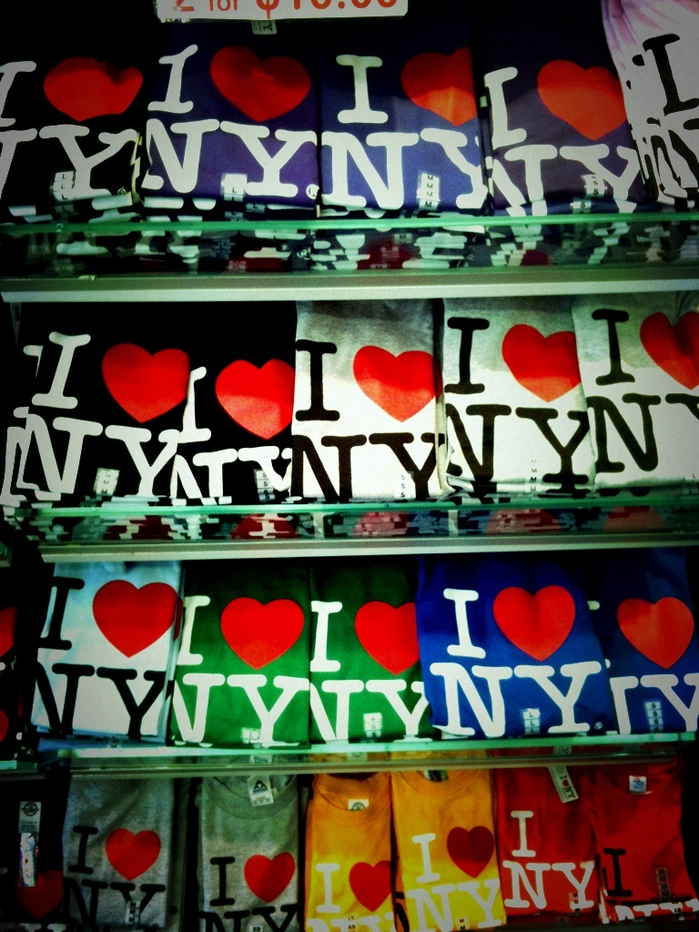 T-shirts in various color variants, 2010.