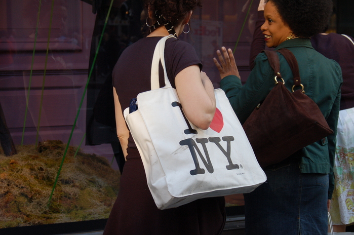 Shopping bag spotted in Manhattan, 2005.