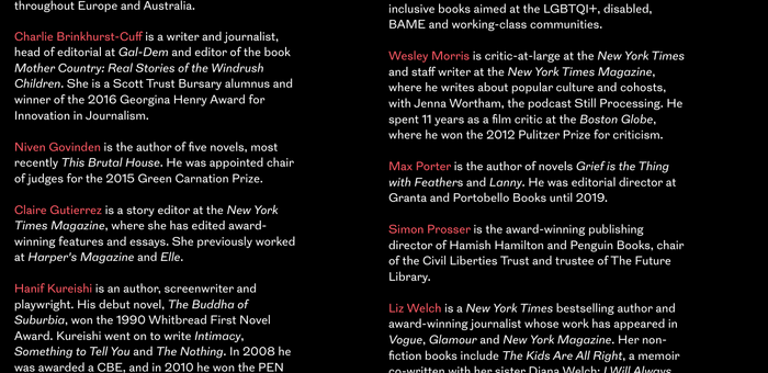 Editorial board.