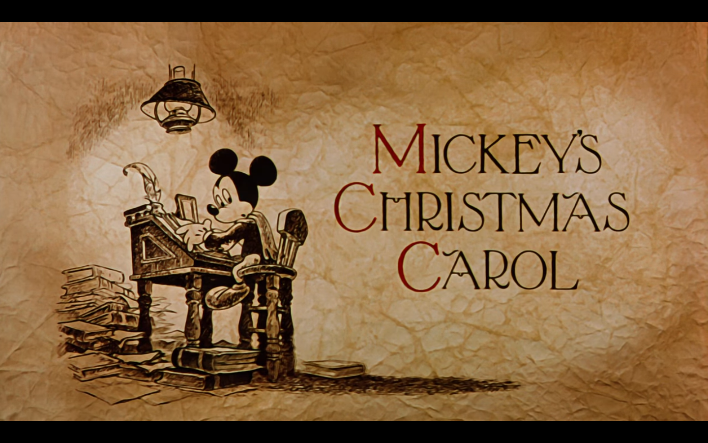 Mickey’s Christmas Carol (1983) opening titles - Fonts In Use