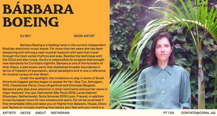 Coral Agency identity and website 6