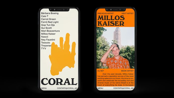 Coral Agency identity and website 3