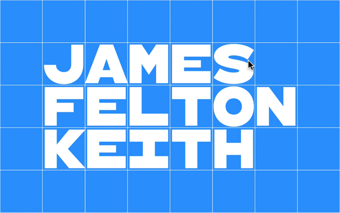 James Felton Keith campaign identity 14