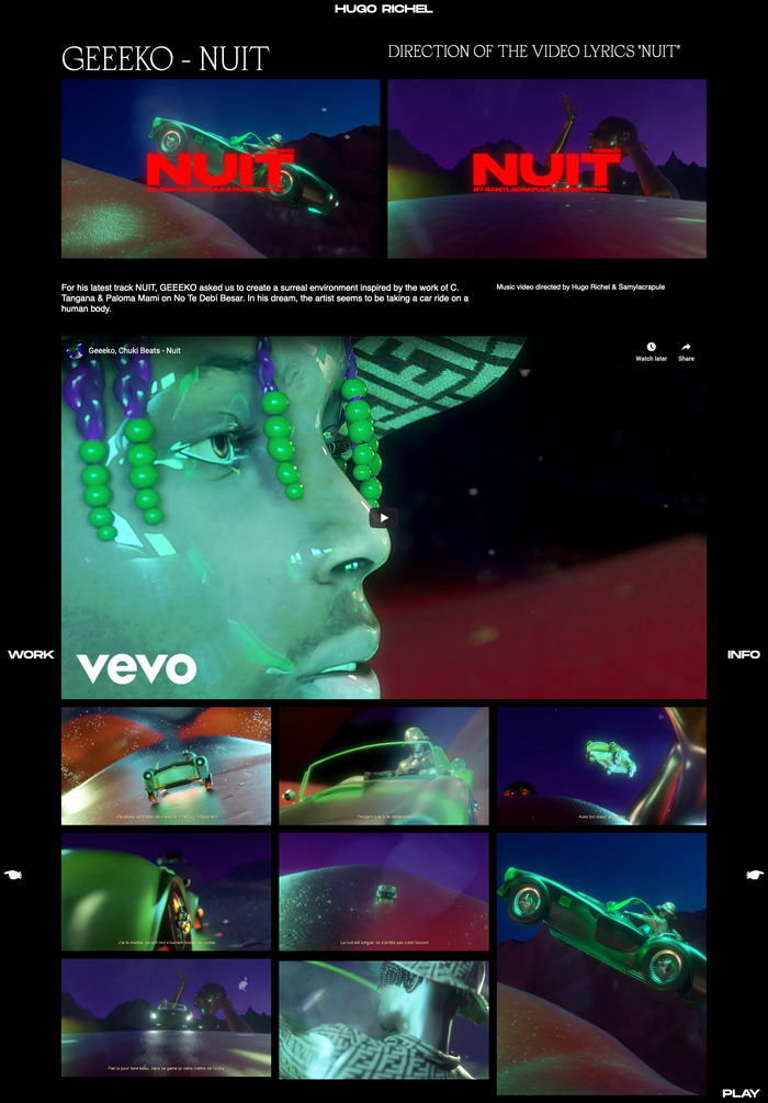 Hugo Richel portfolio website 2