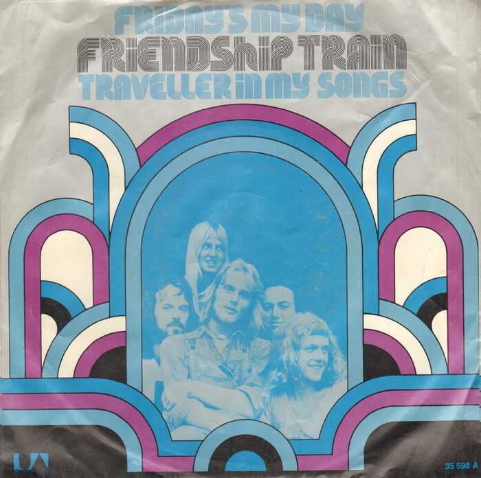 Friendship Train – “Friday’s My Day” / “(Always Been A) Traveller In My Songs” German single cover