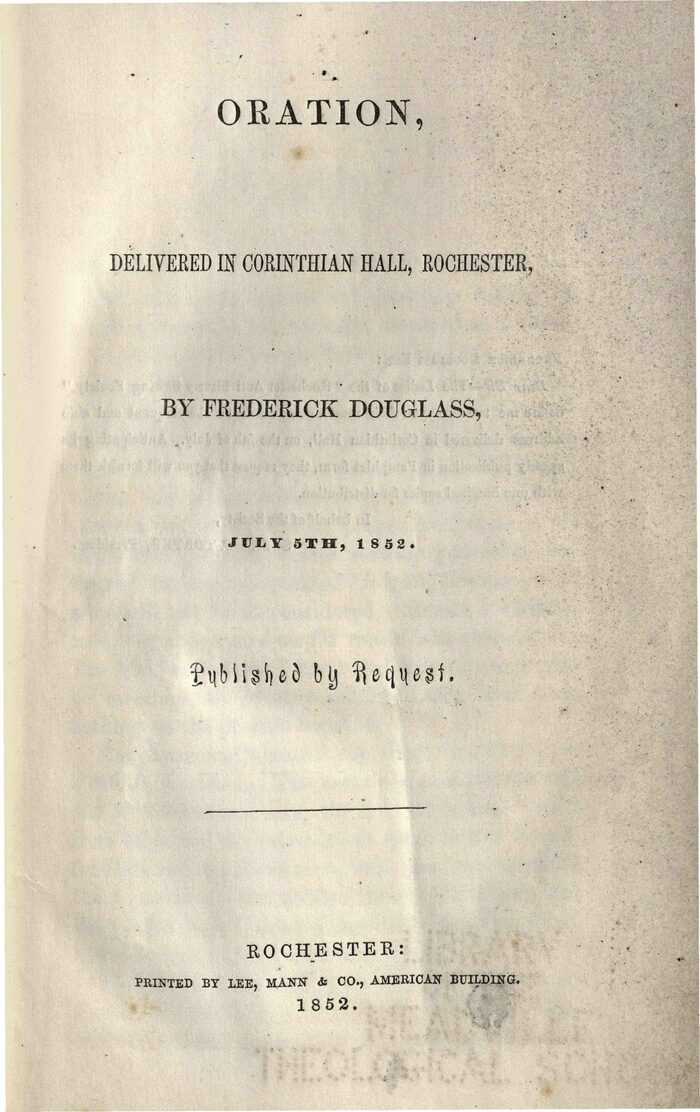 What to the Slave is the Fourth of July? 4