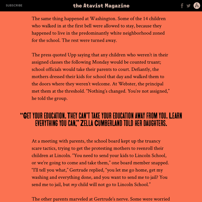 The Atavist Magazine – “The Long Walk” 4
