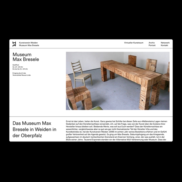 Kunstverein Weiden website 4