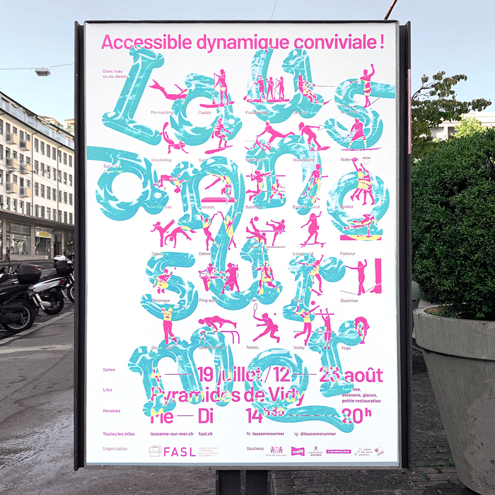 Lausanne sur Mer 2020 campaign posters 2