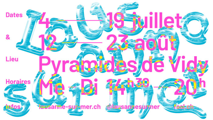 Lausanne sur Mer 2020 campaign posters 5