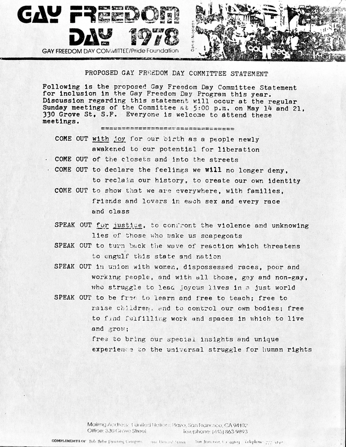 Gay Freedom Day 1978 identity 5