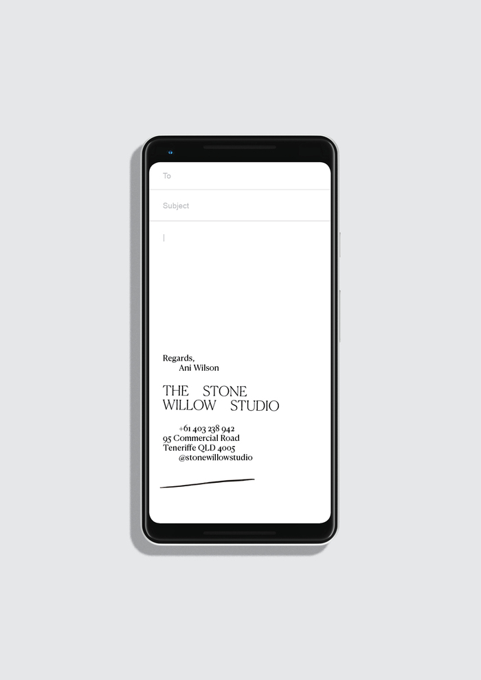 Email signature