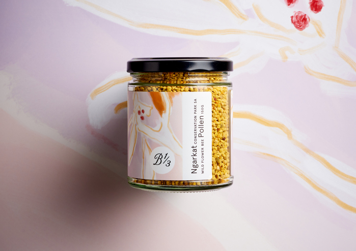150g wild flower pollen jar