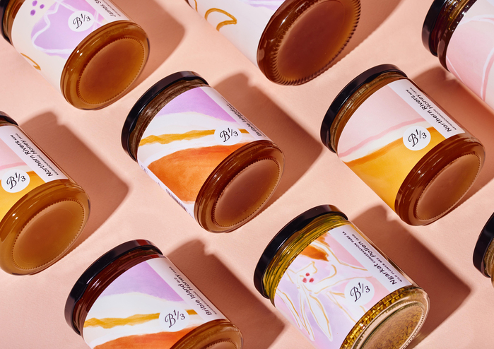 Honey jar collection