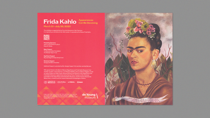 Frida Kahlo: Appearances Can Be Deceiving exhibition graphics 4