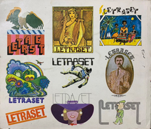 Letraset catalog cover (UK, 1975)