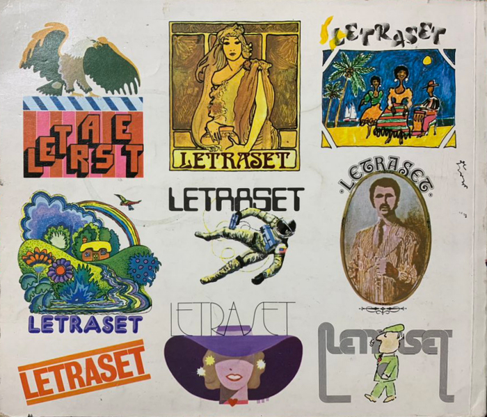 Letraset catalog cover (UK, 1975) 2