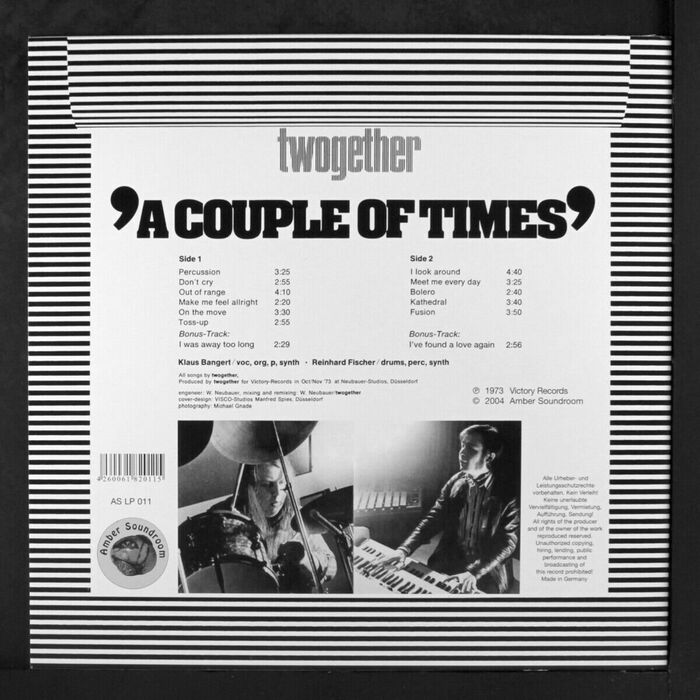 Twogether – A couple of Times album art 2