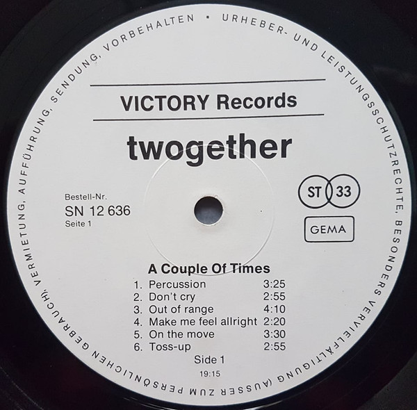 Twogether – A couple of Times album art 3