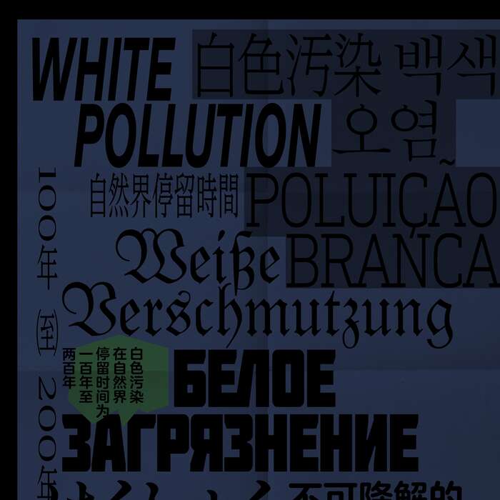 “White Pollution” poster 7