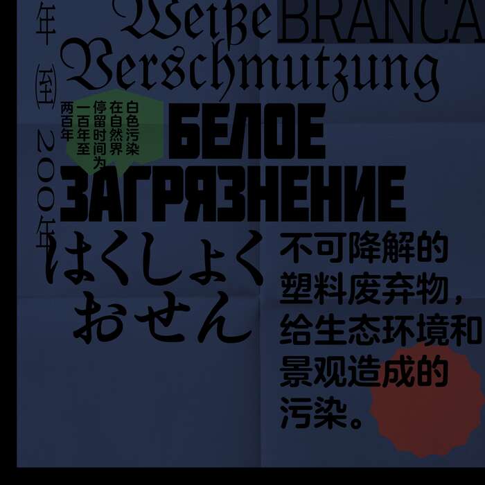 “White Pollution” poster 8
