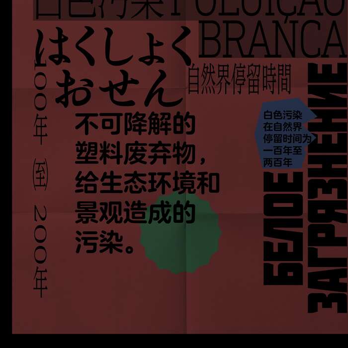 “White Pollution” poster 12