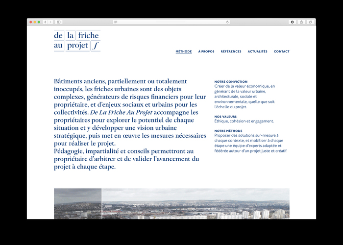 De La Friche Au Projet 5