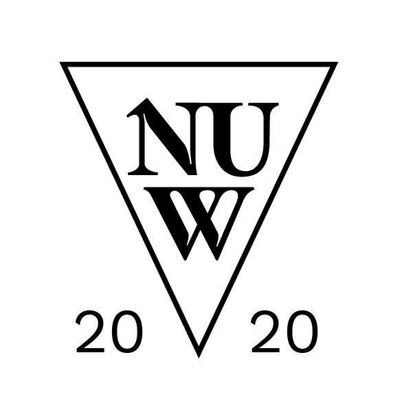 A black and white version of the NUW Store Logo when launched in 2020.