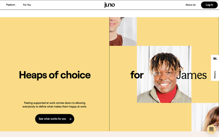 Juno website 3