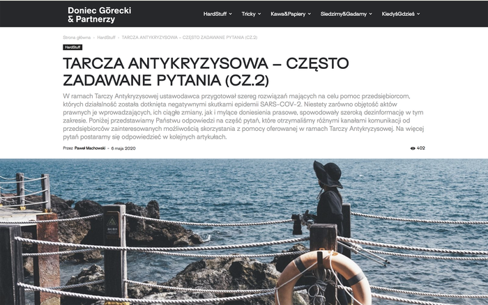 Doniec Górecki &amp; Partnerzy website 1