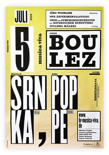 SWR Experimentalstudio concert poster