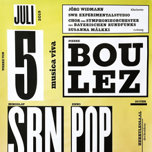 SWR Experimentalstudio concert poster