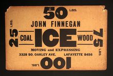 John Finnegan ice sign