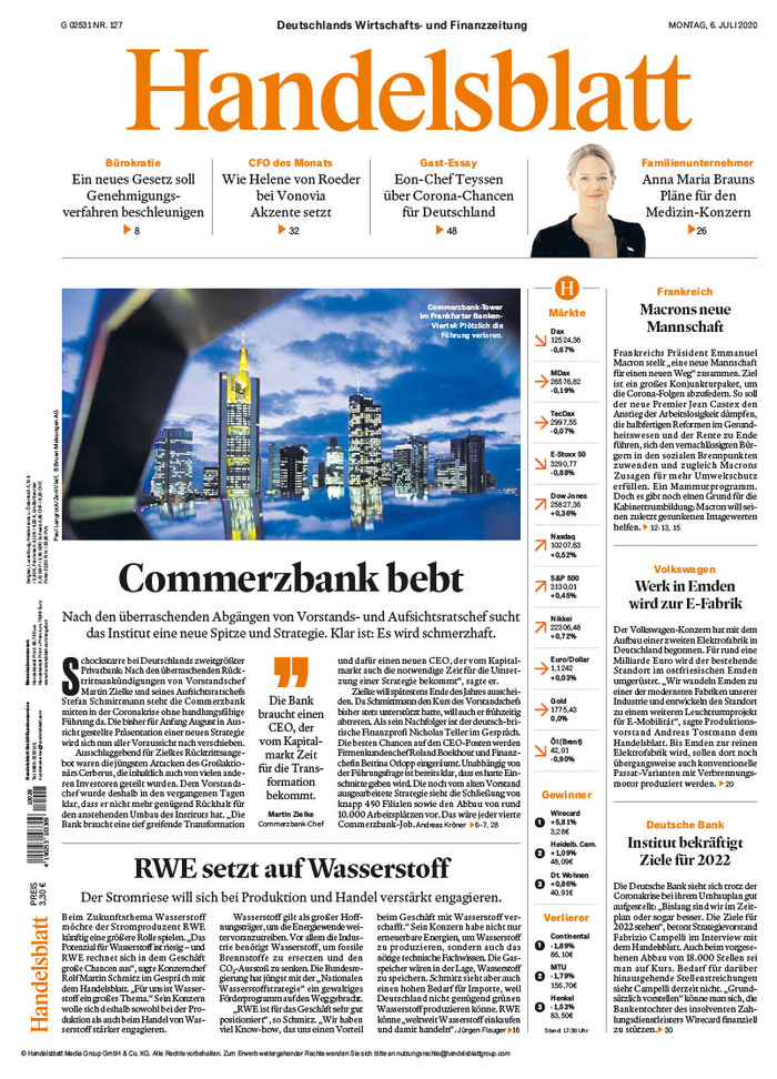 Handelsblatt (2020 redesign) 1