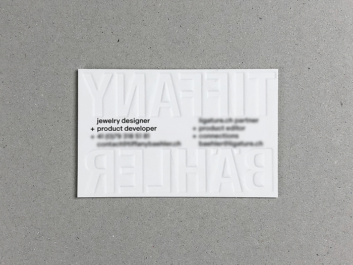 Tiffany Bähler business card 2