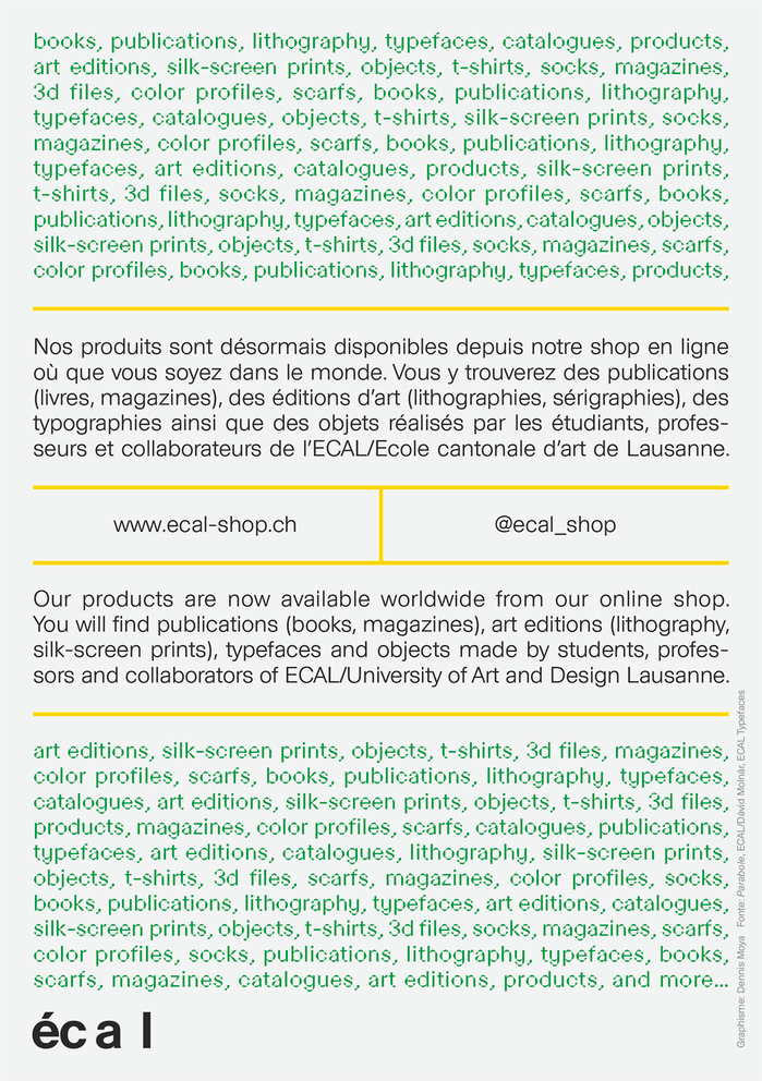 ECAL Shop flyer 3
