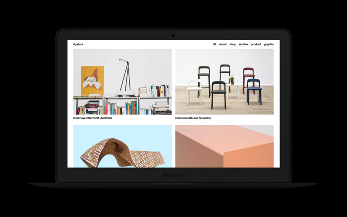 Ligature.ch website (2016–18 version) 2