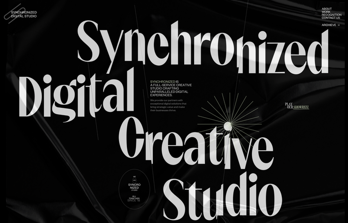 Synchronized studio website 1