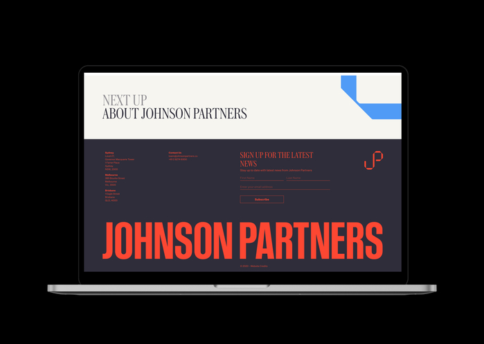 Johnson Partners website 7