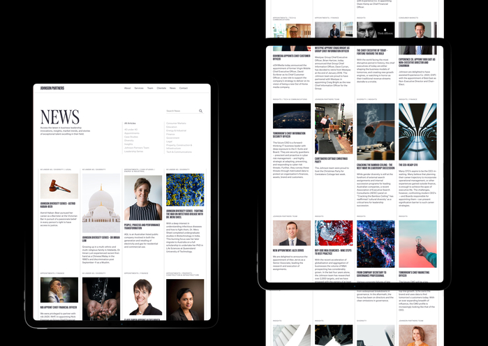 Johnson Partners website 4